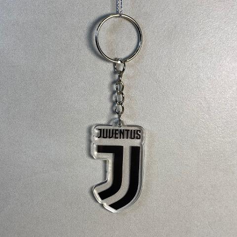 Juventus Portachiavi in Plexiglas Regplex trasparente