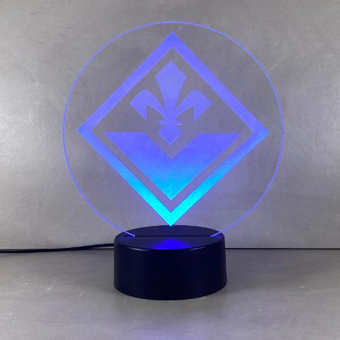 Lampada Fiorentina con Scritta Personalizzata Regplex Base LED RGB