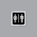 Cartello Toilette Uomo - Donna Regplex Segnaletica di Sicurezza