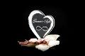 Amore Infinito - Cuore in Plexiglas in versione accessorio per Bomboniera Regplex Personalizzabile