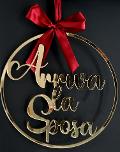Targa - Arriva la Sposa - in Plexiglas Regplex Gadget Matrimonio