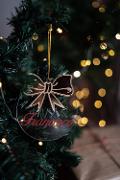 Pallina di Natale in Plexiglas - Decorazioni Regplex con Nome personalizzato PNP-4