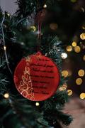 Pallina di Natale con Scritta - Decorazioni Regplex in Plexiglas PN-1