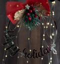 Ghirlanda Natalizia Fuoriporta Specchiata con scritta "Happy Holidays" Regplex in Plexiglass GH-3