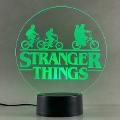 Lampada Stranger Things con Scritta Personalizzata Regplex Base LED RGB