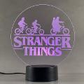 Lampada Stranger Things con Scritta Personalizzata Regplex Base LED RGB