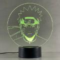 Lampada Naruto con Scritta Personalizzata Regplex Base LED RGB