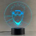 Lampada Naruto con Scritta Personalizzata Regplex Base LED RGB