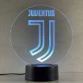 Lampada Juventus con Scritta Personalizzata Regplex Base LED RGB