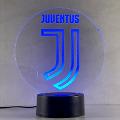 Lampada Juventus con Scritta Personalizzata Regplex Base LED RGB