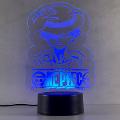 Lampada One Piece con Scritta Personalizzata Regplex Base LED RGB