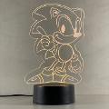 Lampada Sonic con Scritta Personalizzata Regplex Base LED RGB