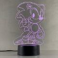 Lampada Sonic con Scritta Personalizzata Regplex Base LED RGB