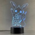 Lampada Bing Bunny con Scritta Personalizzata Regplex Base LED RGB