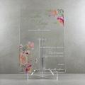 Partecipazioni in Plexiglas personalizzate - con Fiori Regplex Eventi - Wedding - Cerimonie - Matrimonio - Feste