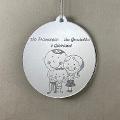 Pallina di Natale tema Zii Regplex Scritta Personalizzata PNP-21