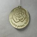 Pallina di Natale con incisione Famiglia Regplex in Plexiglas PN-61