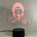 Lampada Maradona con Scritta Personalizzata Regplex Base LED RGB