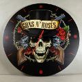 Orologio da parete in Plexiglas Guns N' Roses Skull Regplex tema Rock Band