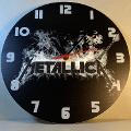Orologio da parete in Plexiglas Metallica con chitarra ESP Regplex tema Rock Band