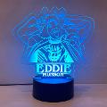 Lampada Eddie Munson Stranger Things con Scritta Personalizzata Regplex Base LED RGB