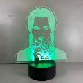 Lampada Mercoledì Addams Serie TV con Scritta Personalizzata Regplex Base LED RGB