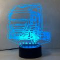 Lampada Iveco Stralis con Scritta Personalizzata Regplex Base LED RGB