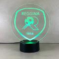 Lampada Reggina con Scritta Personalizzata Regplex Base LED RGB