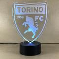 Lampada Torino con Scritta Personalizzata Regplex Base LED RGB