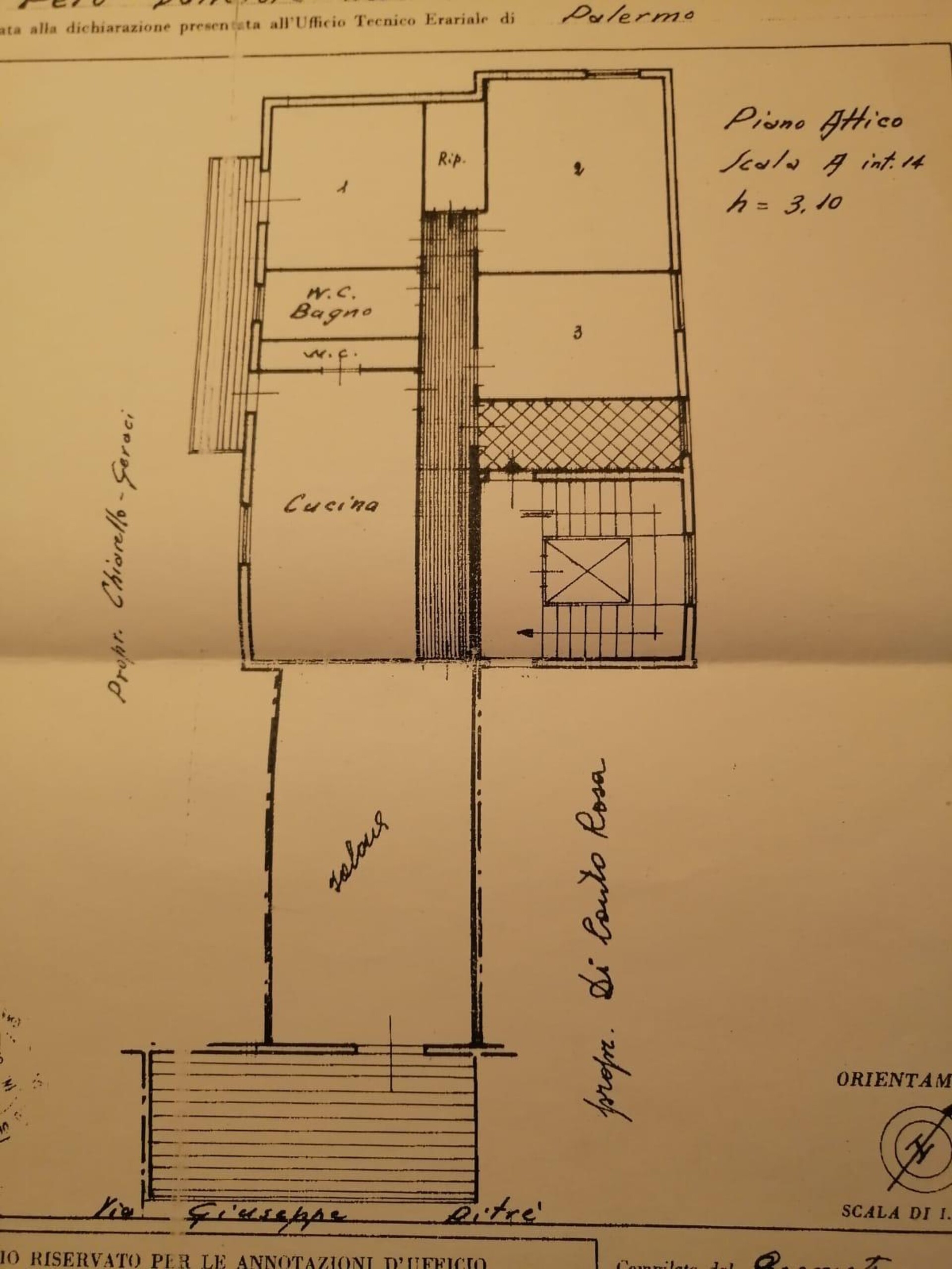 Attico in Vendita a Palermo Pitrè - Altarello