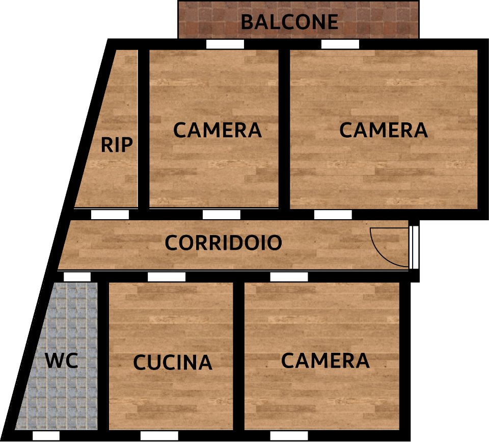 Appartamento in Vendita a Baida [Fraz. di Palermo] (Palermo)