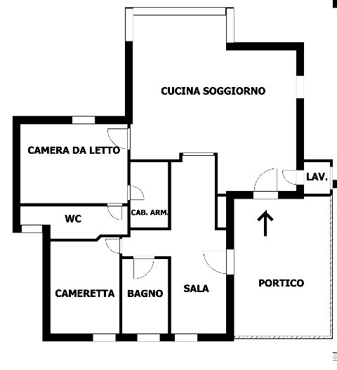 Appartamento in villa in Vendita a Monreale Ceraulo (Palermo)