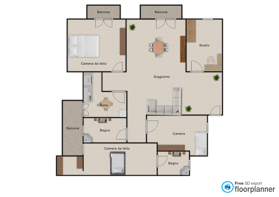 Appartamento in Vendita a Palermo Don Bosco - Sampolo - Villabianca