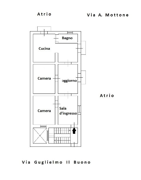 Appartamento in Vendita a Palermo Zisa - Tribunale