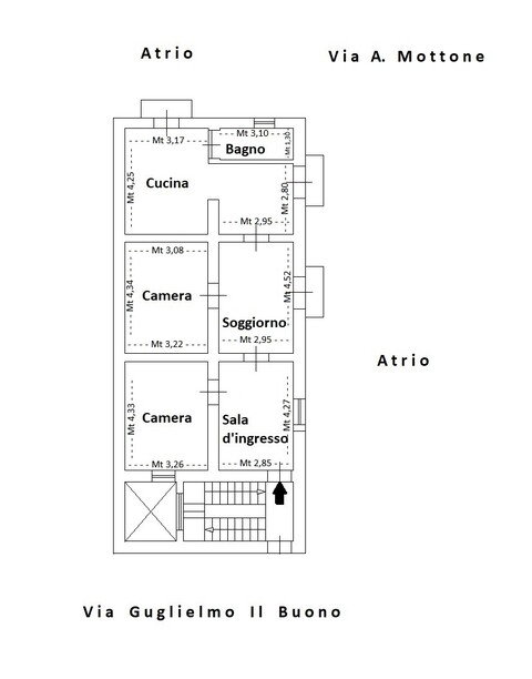 Appartamento in Affitto a Palermo Zisa - Tribunale