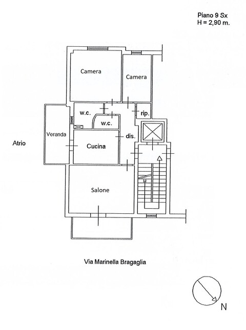 Appartamento in Vendita a Palermo Calatafimi alta - Paruta