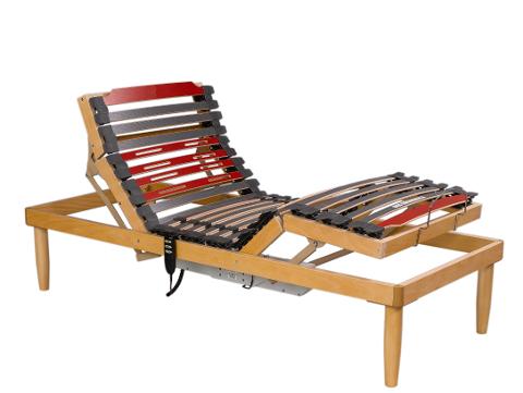 Rete letto singolo con doghe in legno Everest Ibla Tecno