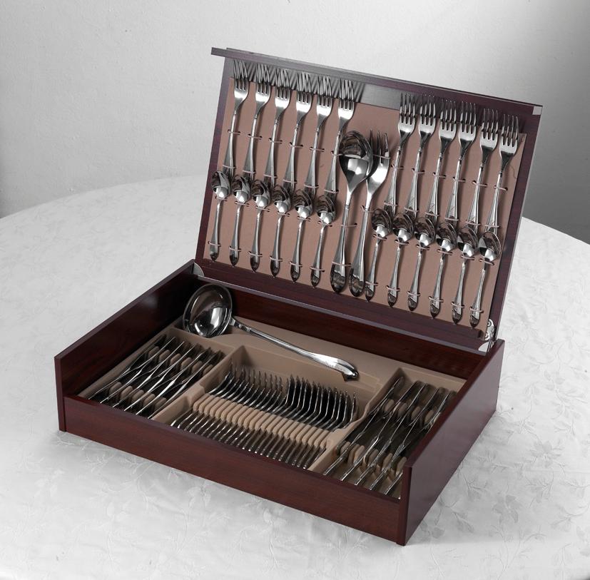 Servizio Posate 75 pezzi Donadei Acciaio Inox 18/10