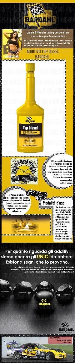 ADDITIVO PER GASOLIO PROFESSIONALE  BARDAHL DPF CLEANER 250ml