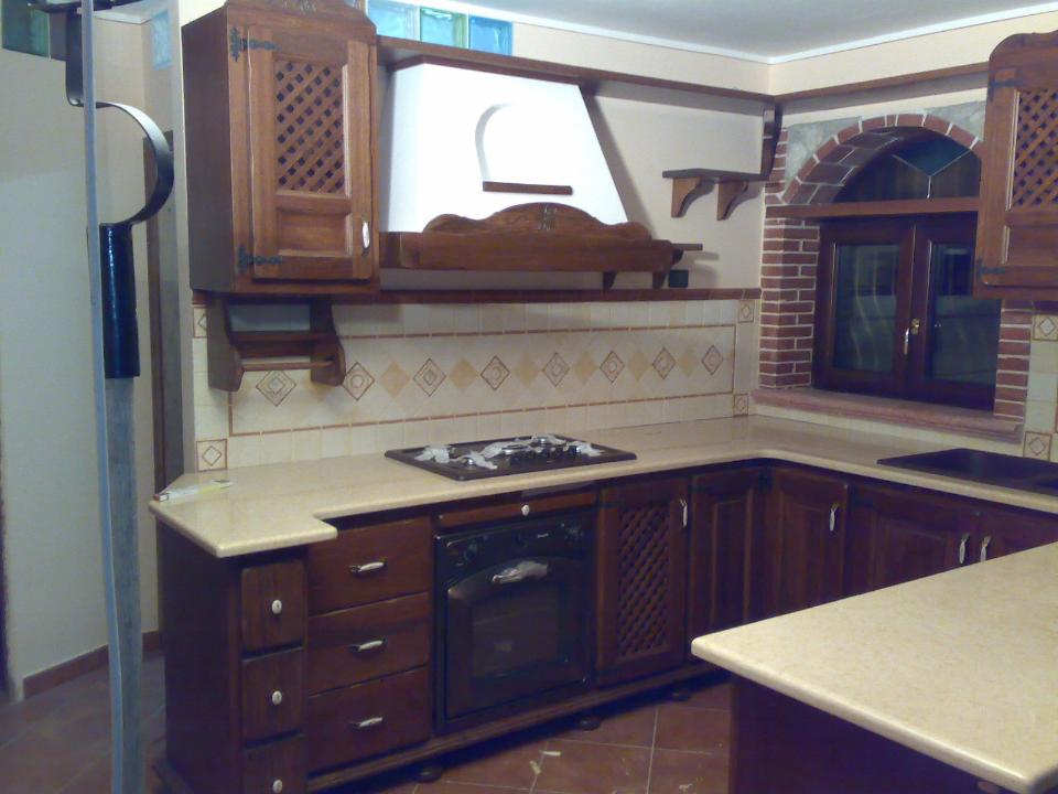 Cucina Componibile/ Sportelli in legno/ Cascio Nino