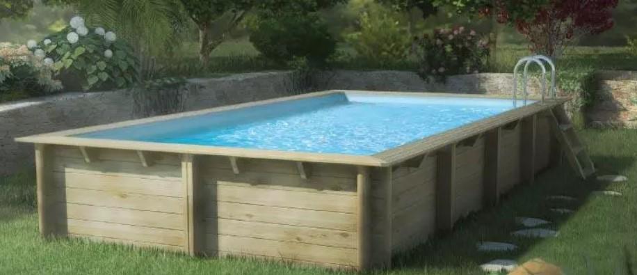 Piscina /  fuori terra / rettangolare /  Lipari srl