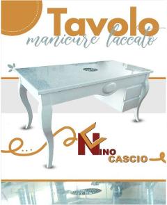 Tavolo Manicure/ In Faggio/ Cascio Nino