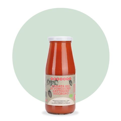 Passata Datterino/ 400 gr Siccagno Bio/ Ferrara