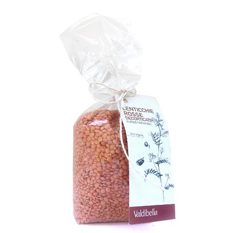 Lenticchie rosse decorticate/ 500 gr./  Valdibella