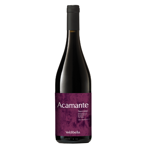 Vino Rosso / Acamante /  Perricone / Sicilia D.O.C. / agricoltura biologica / Valdibella