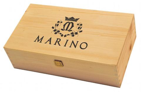 Idee Regalo /  Cofanetto in legno / 2 Bottiglie / Marino Vini