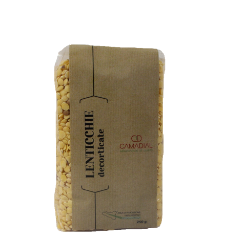 Lenticchie decorticate / Conf. da gr. 250 / Camadial Sicilia