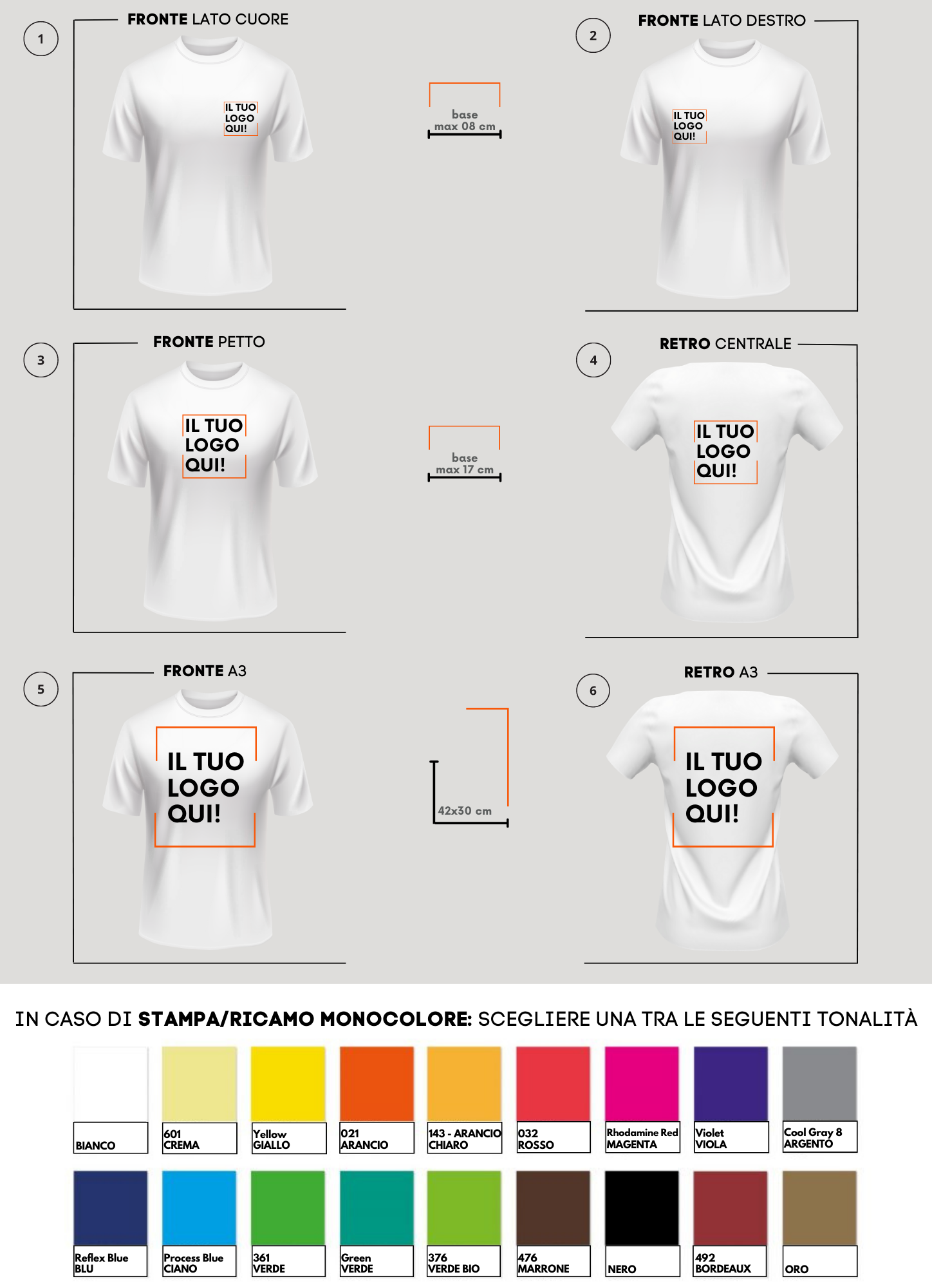 T-shirt personalizzata con logo donna