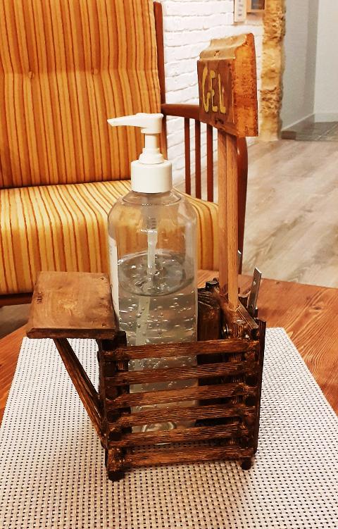 Porta gel per in legno Artigiano Marco Porta gel per in legno