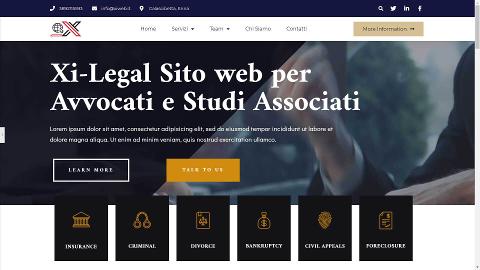 Xi-Legal Sito Web per Avvocati e Studi Legali - Calascibetta (Enna)